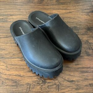 Jeffrey Campbell Black Rugged Sole Footwear